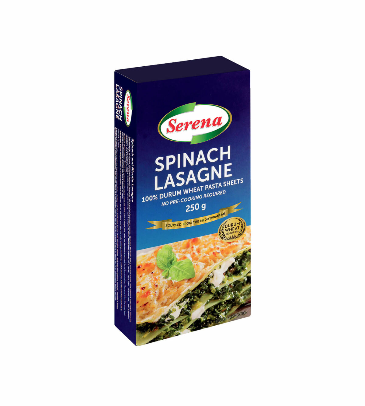 Serena Spinach Lasagne Bounty Foods